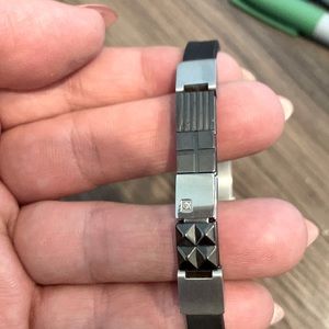 Nomination Italy rubber and Stainless Steel bracelet.